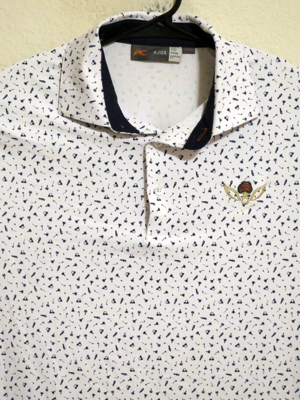 KJUS Shirt Mens XL Short Sleeve Golf Performance Polo Comfort Fit White